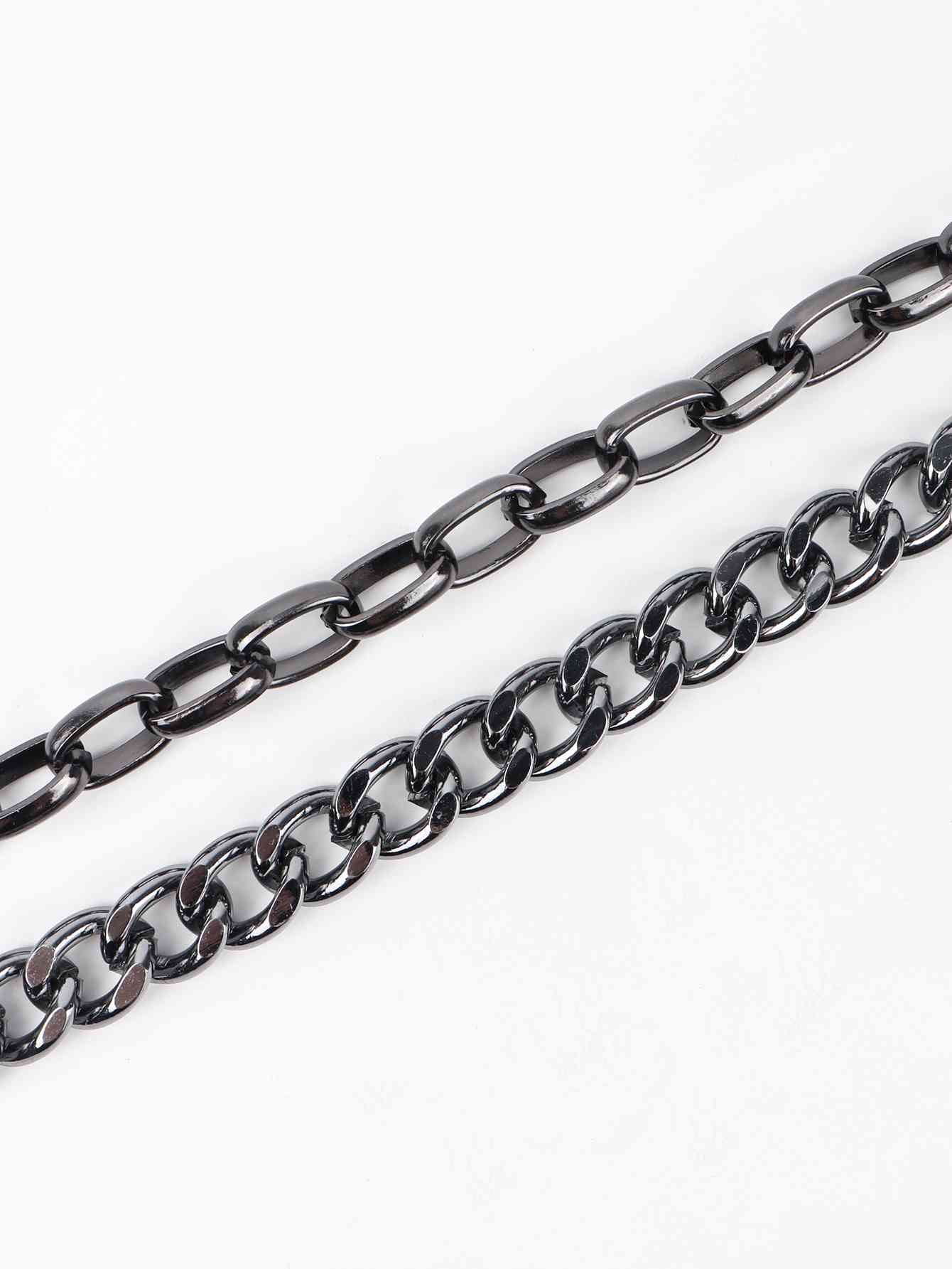 Punk Chain Belt - belt - Black - Bella Bourget