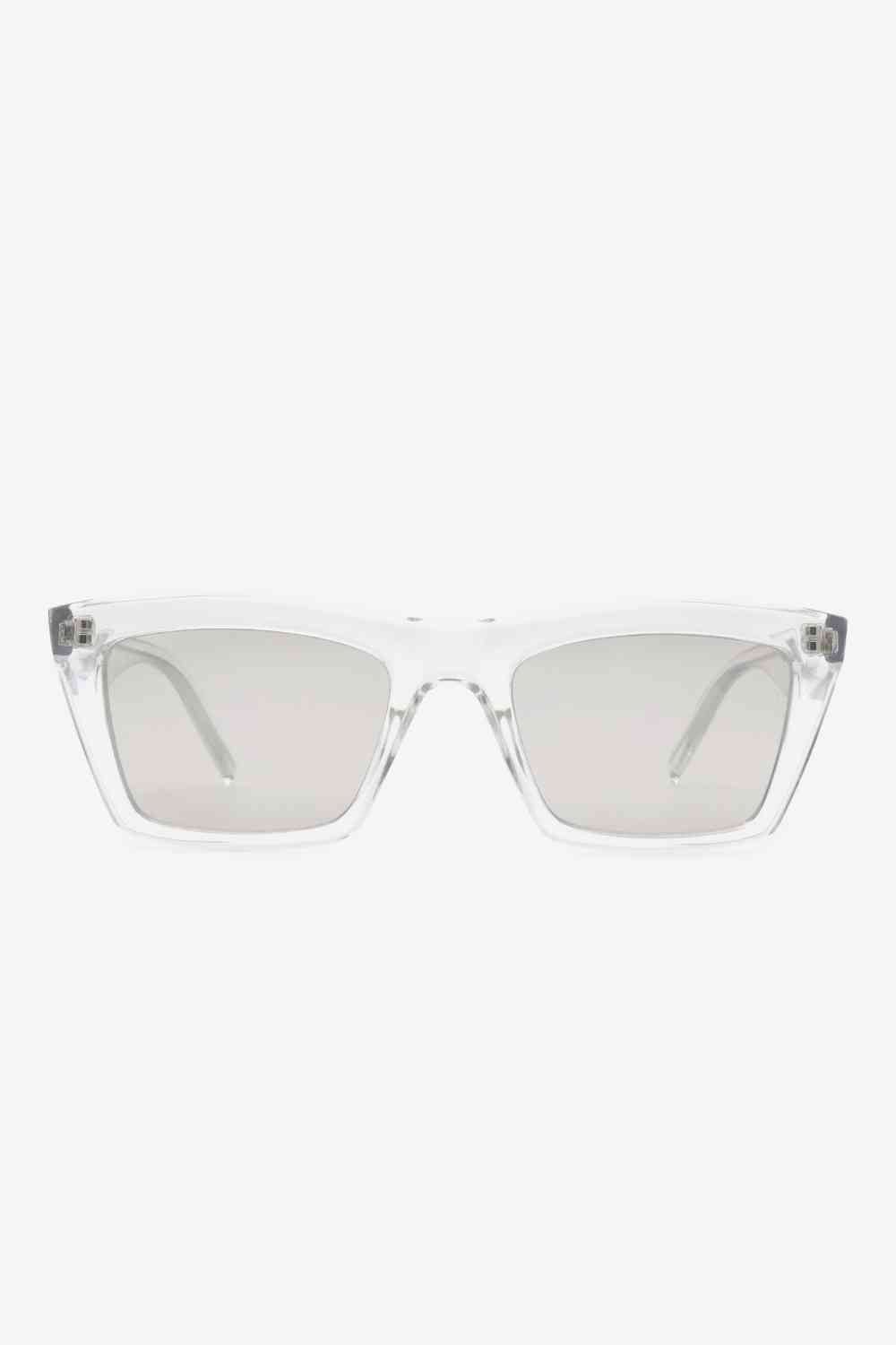 Rectangle Frame Sunglasses - sunglasses - Light Gray - Bella Bourget