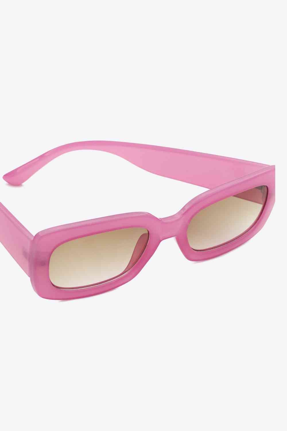 Rectangle Frame Sunglasses - sunglasses - Rouge Pink - Bella Bourget