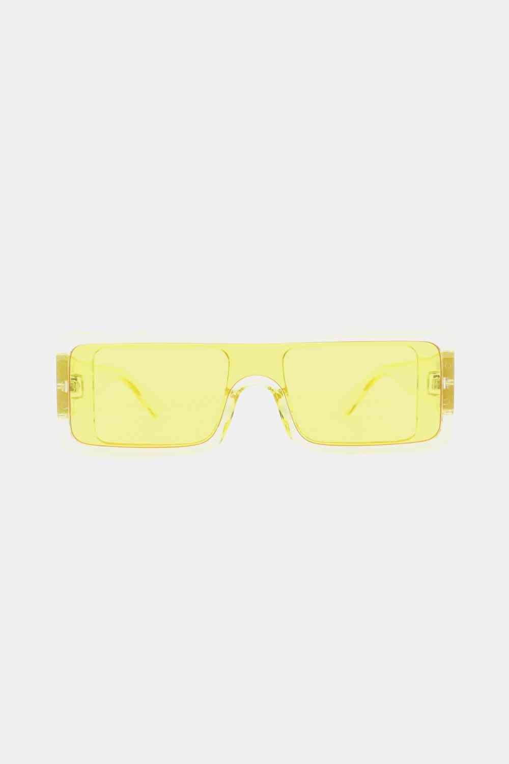 Rectangle Frame Sunglasses - sunglasses - Lemon - Bella Bourget