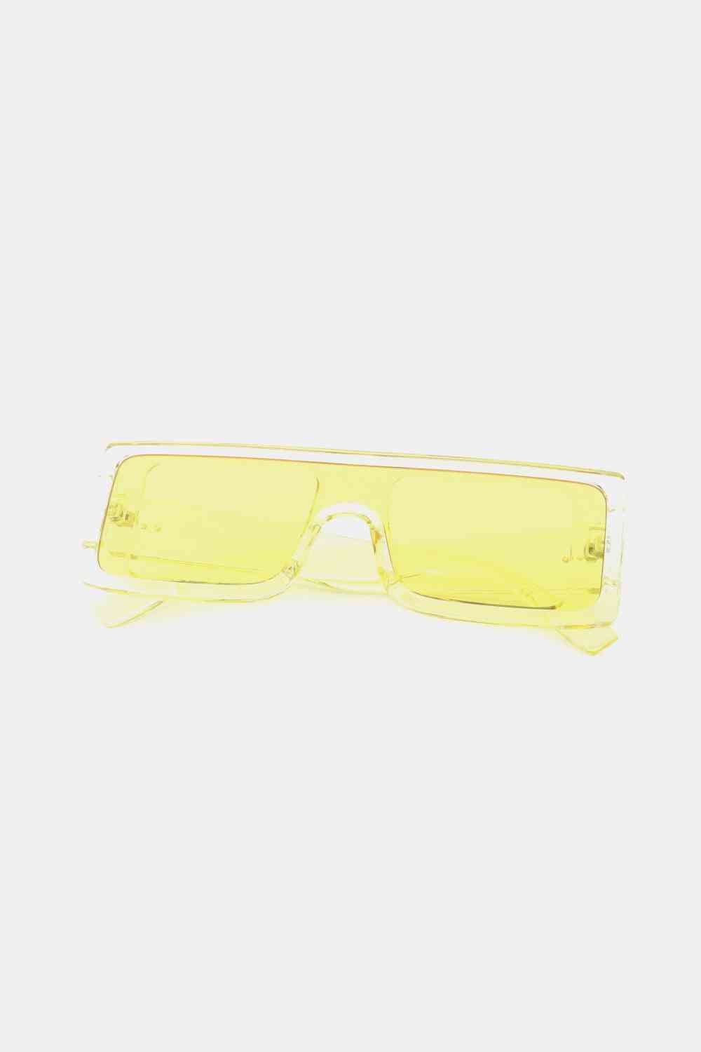 Rectangle Frame Sunglasses - sunglasses - Lemon - Bella Bourget