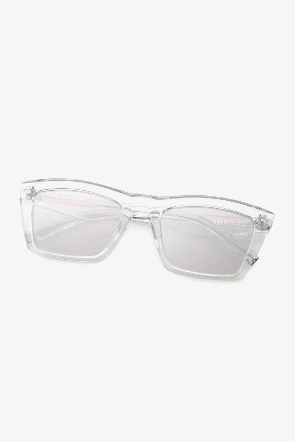 Rectangle Frame Sunglasses - sunglasses - Light Gray - Bella Bourget