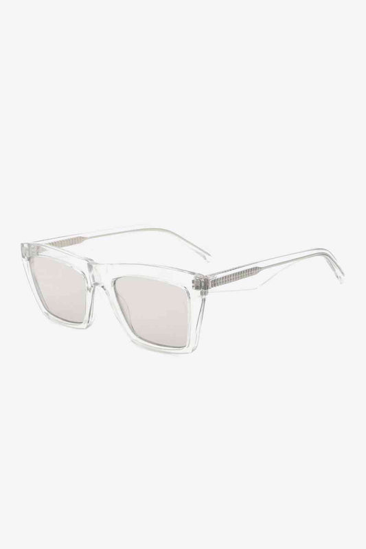 Rectangle Frame Sunglasses - sunglasses - Light Gray - Bella Bourget