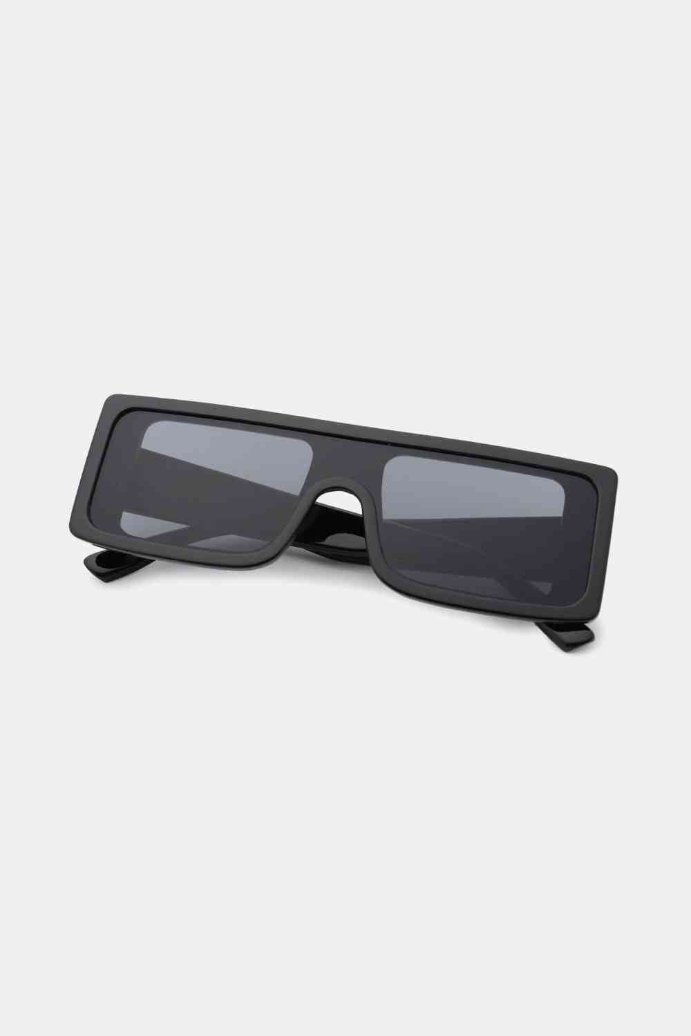 Rectangle Frame Sunglasses - sunglasses - Black - Bella Bourget