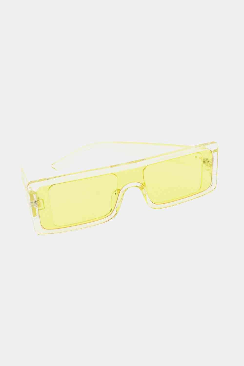 Rectangle Frame Sunglasses - sunglasses - Lemon - Bella Bourget