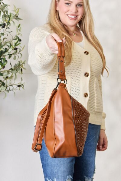 SHOMICO Vegan Leather Handbag - bag - TAN - Bella Bourget