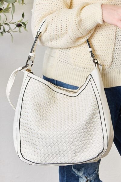 SHOMICO Vegan Leather Handbag - bag - WHITE - Bella Bourget