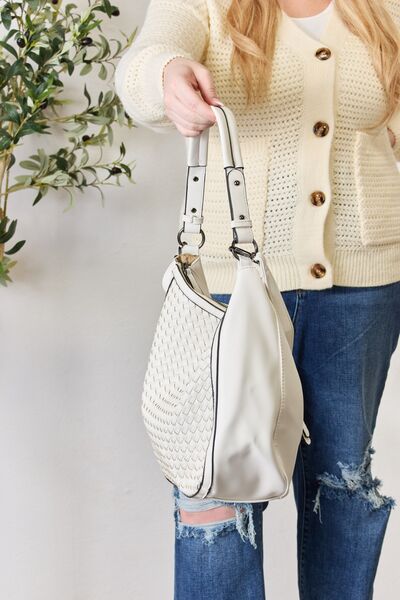 SHOMICO Vegan Leather Handbag - bag - WHITE - Bella Bourget