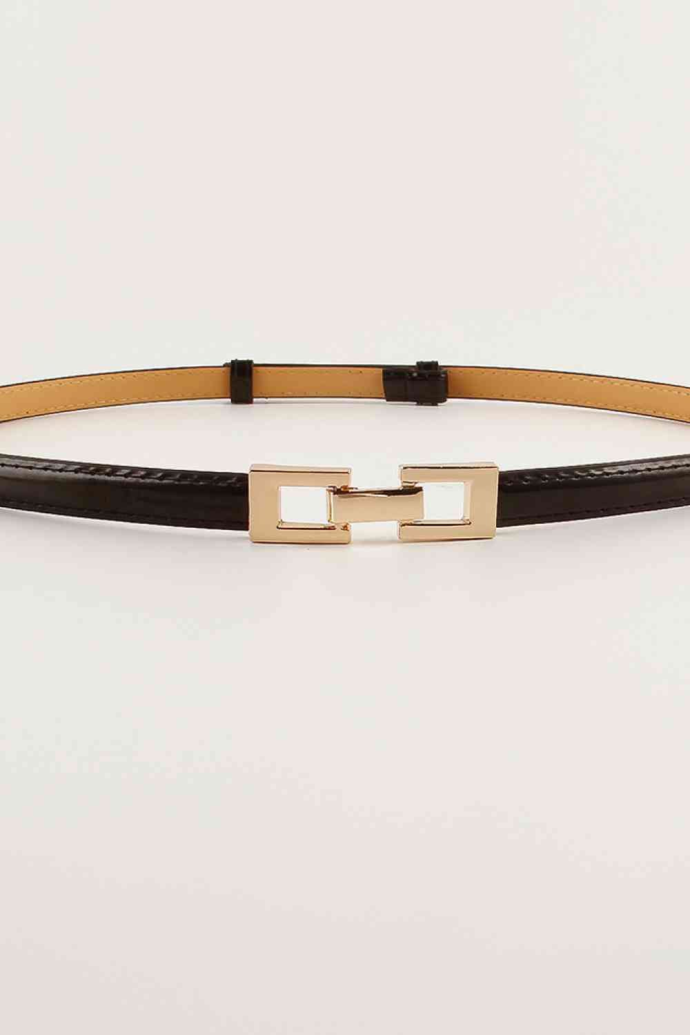 Skinny Belt - belt - Black - Bella Bourget