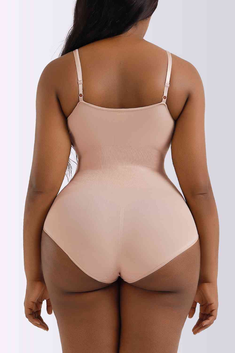 Spaghetti Strap Shaping Bodysuit - Bodysuit - Eggshell - Bella Bourget