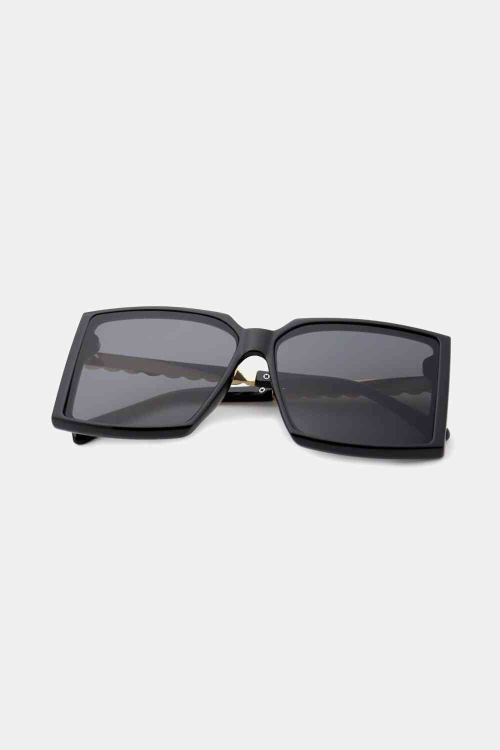 Square Frame Sunglasses - sunglasses - Black - Bella Bourget