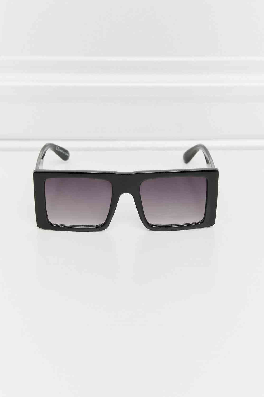 Square Frame Sunglasses - sunglasses - Black - Bella Bourget