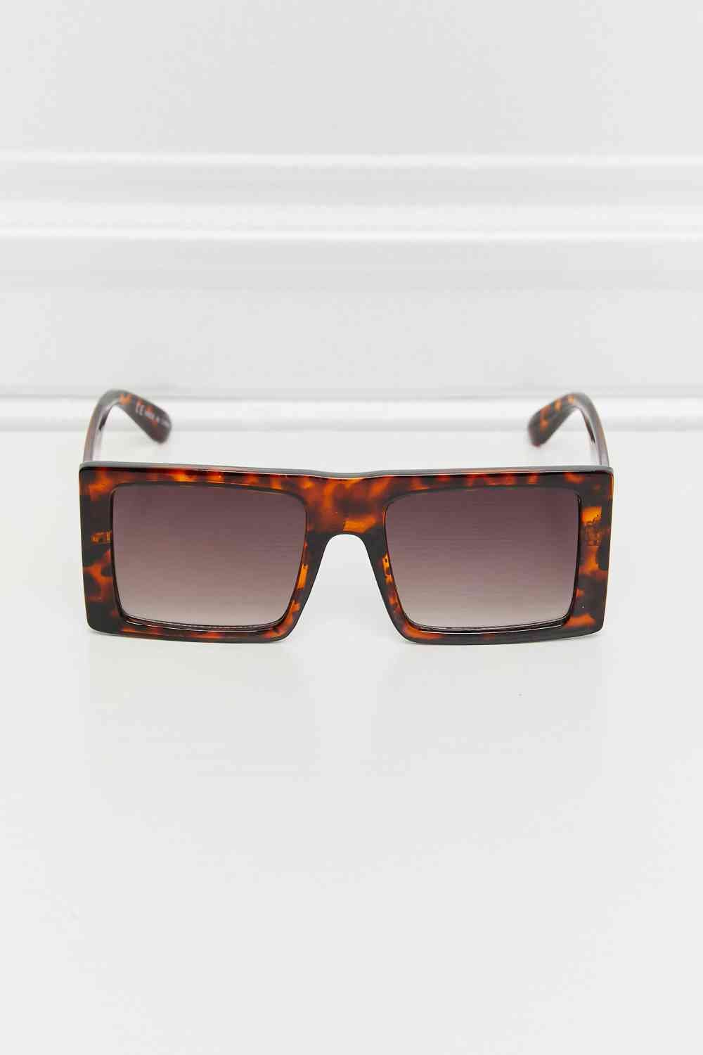 Square Frame Sunglasses - sunglasses - Tangerine - Bella Bourget