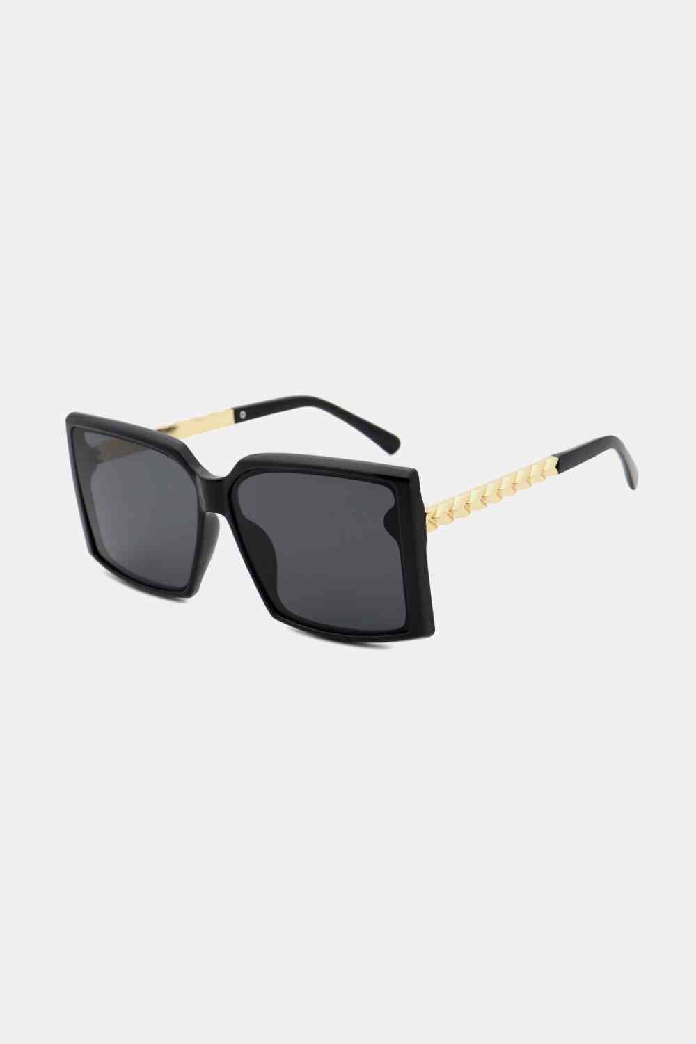 Square Frame Sunglasses - sunglasses - Black - Bella Bourget