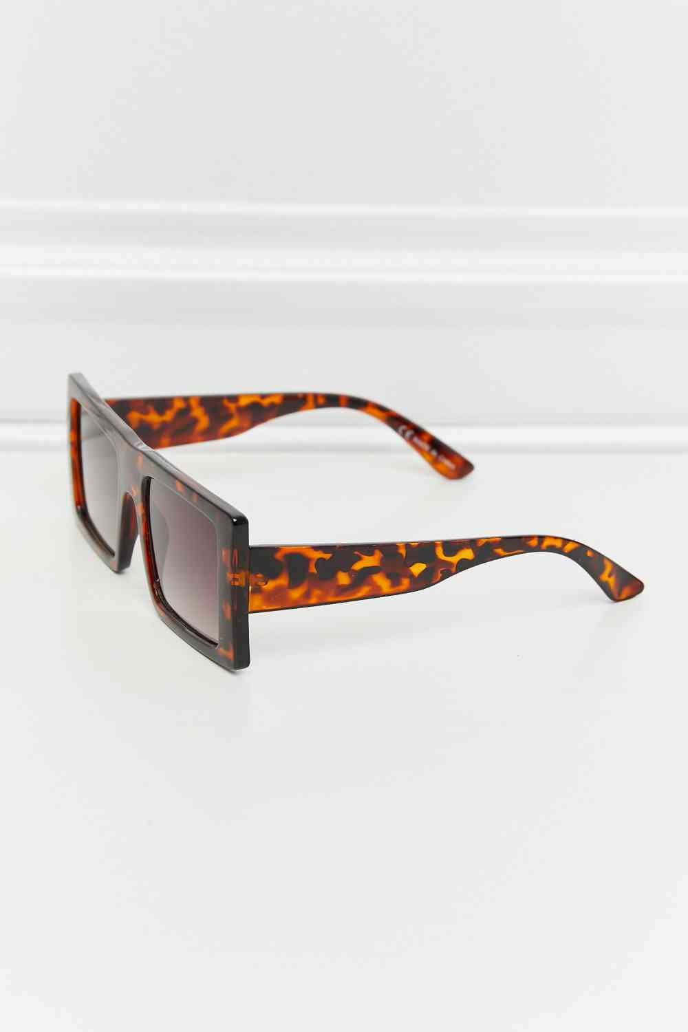 Square Frame Sunglasses - sunglasses - Tangerine - Bella Bourget