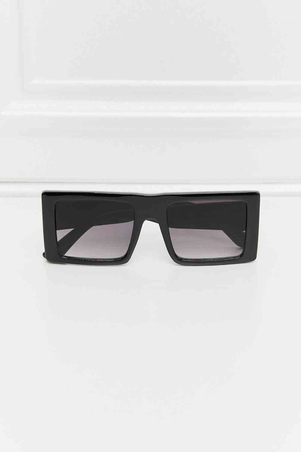 Square Frame Sunglasses - sunglasses - Black - Bella Bourget