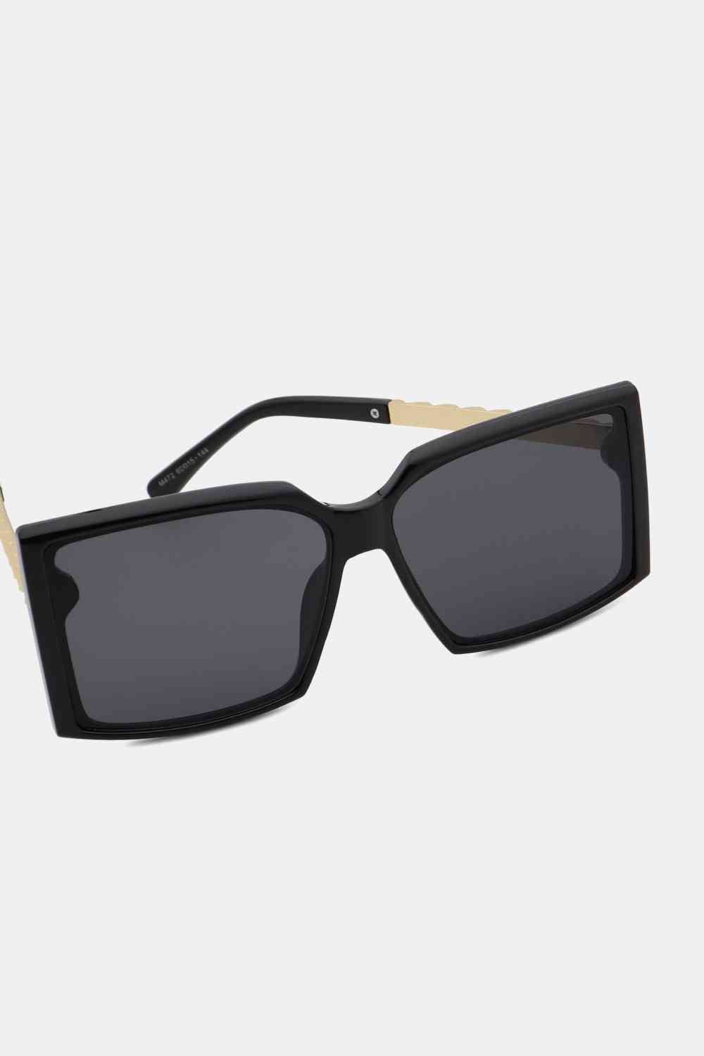 Square Frame Sunglasses - sunglasses - Black - Bella Bourget