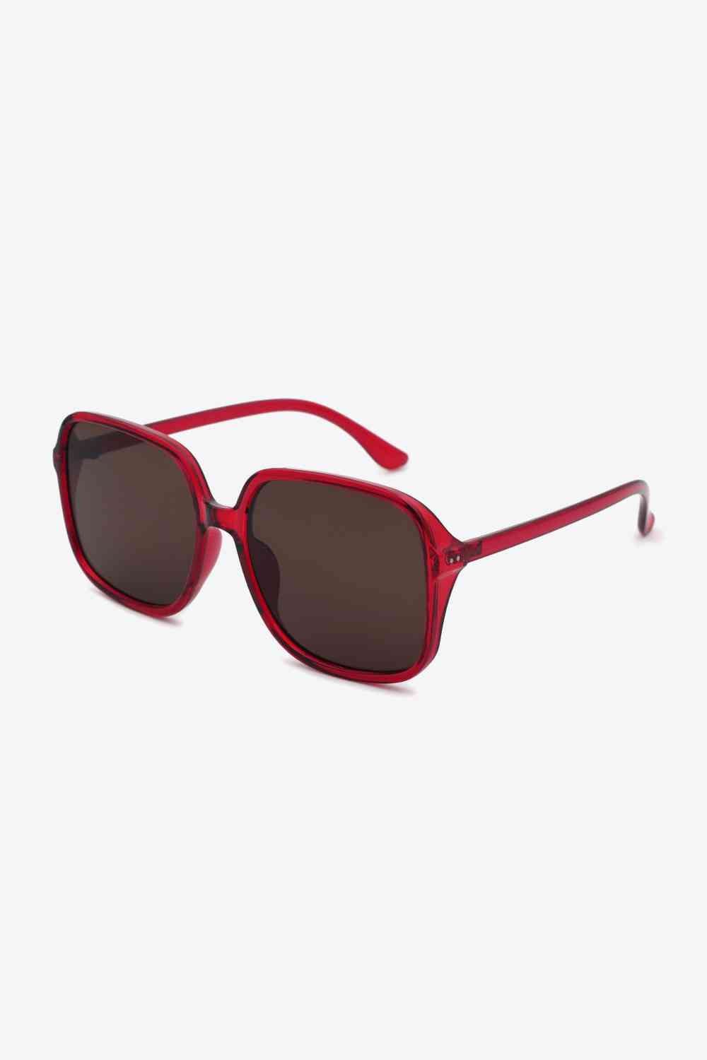 Square Sunglasses - sunglasses - Red - Bella Bourget