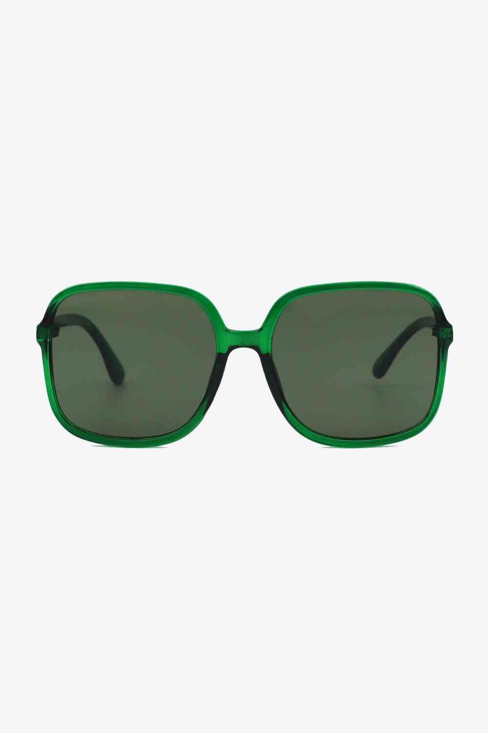 Square Sunglasses - sunglasses - Mid Green - Bella Bourget