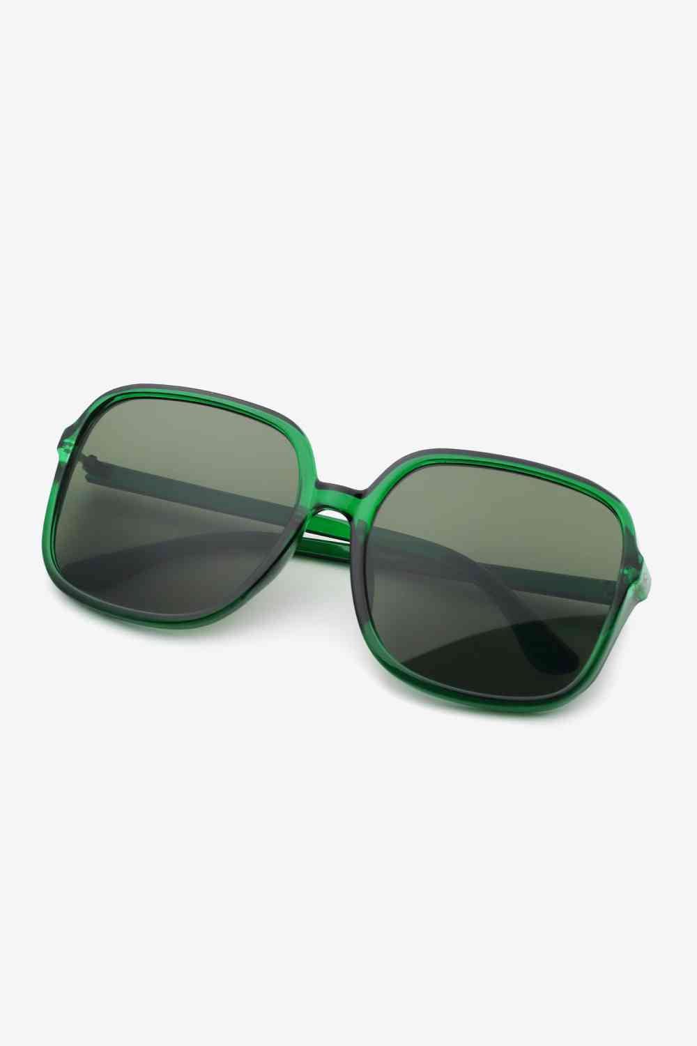 Square Sunglasses - sunglasses - Mid Green - Bella Bourget