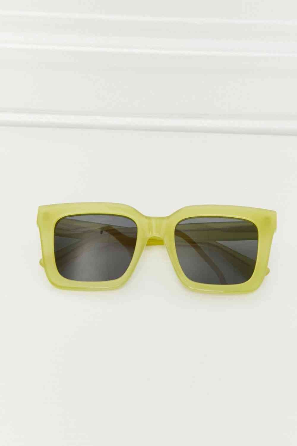 Square TAC Polarization Lens Sunglasses - sunglasses - Lemon - Bella Bourget