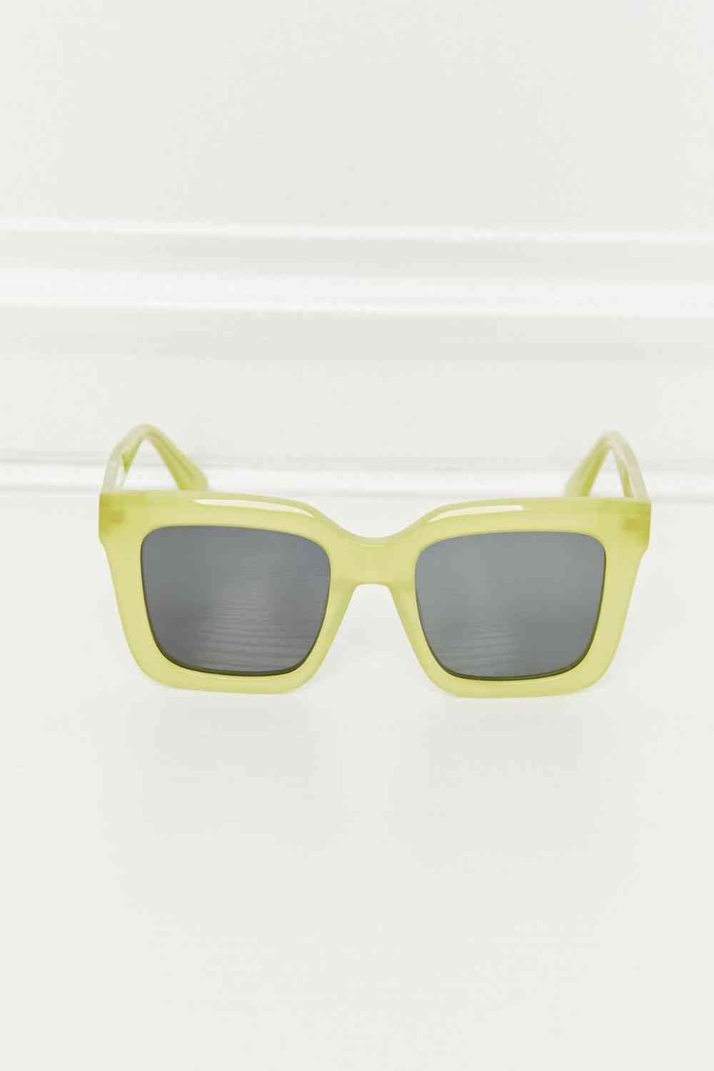 Square TAC Polarization Lens Sunglasses - sunglasses - Lemon - Bella Bourget