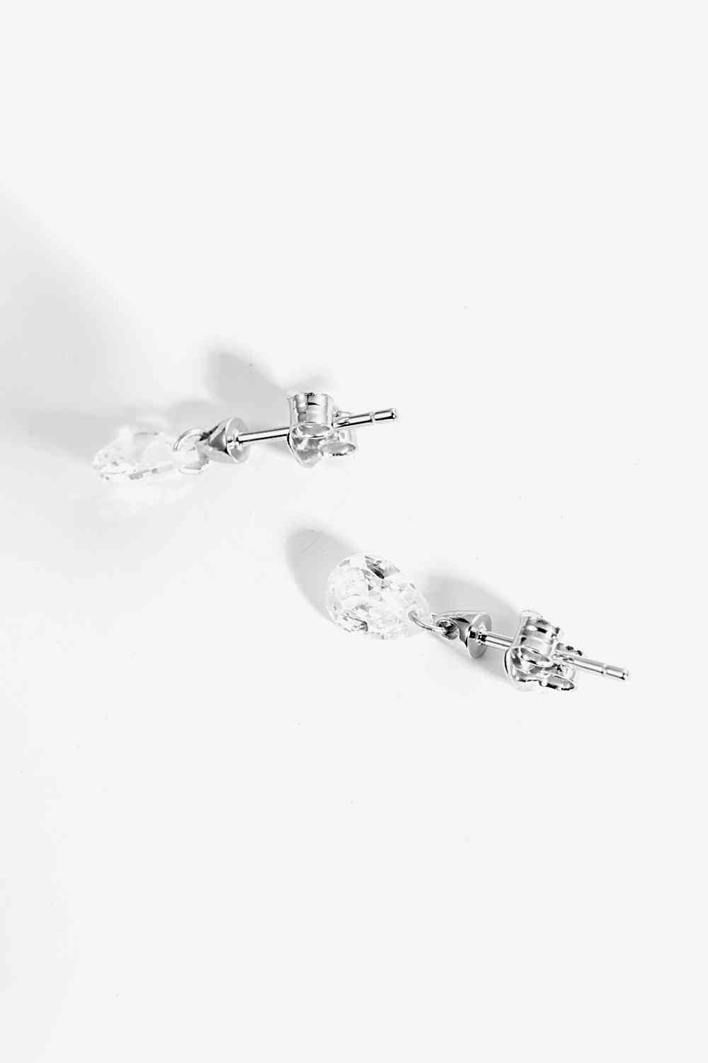 Teardrop Earrings - Earrings - Silver - Bella Bourget