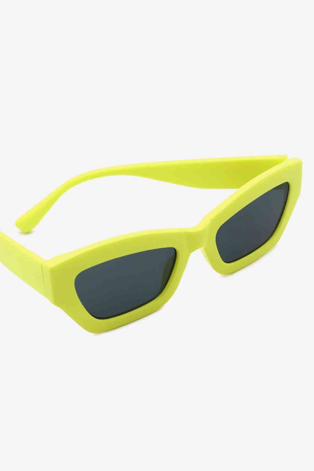 UV400 Classic Frame Sunglasses - sunglasses - Lemon - Bella Bourget