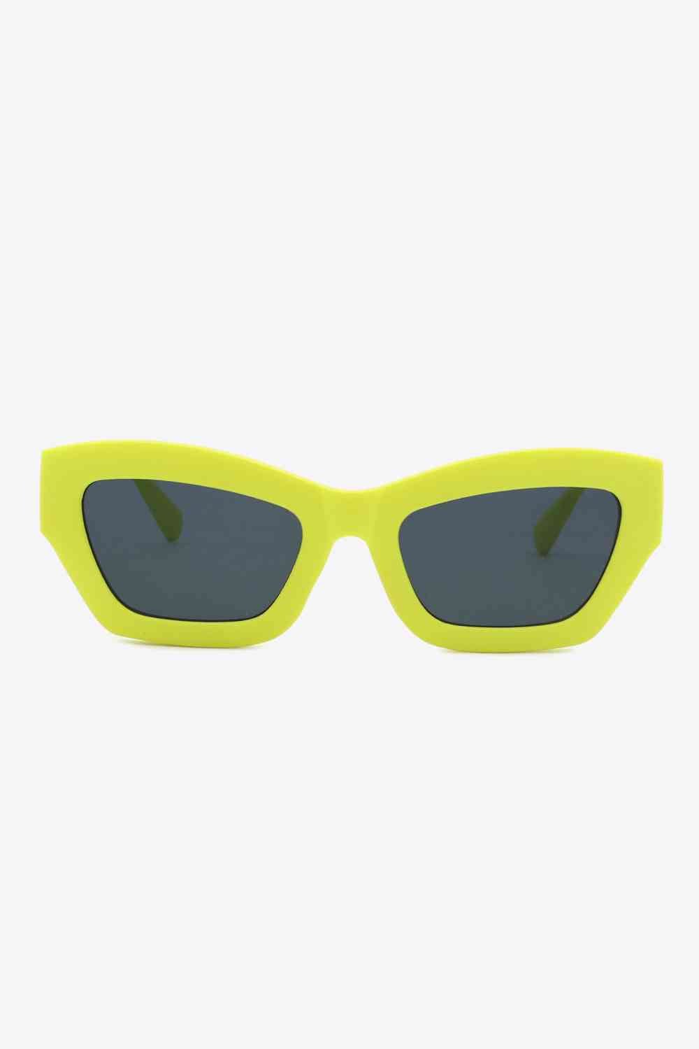 UV400 Classic Frame Sunglasses - sunglasses - Lemon - Bella Bourget