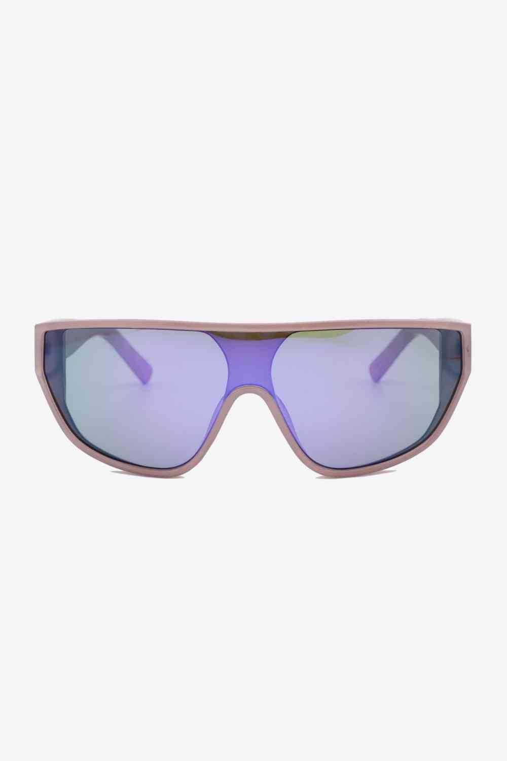 UV400 Polycarbonate Wayfarer Sunglasses - sunglasses - Lilac - Bella Bourget