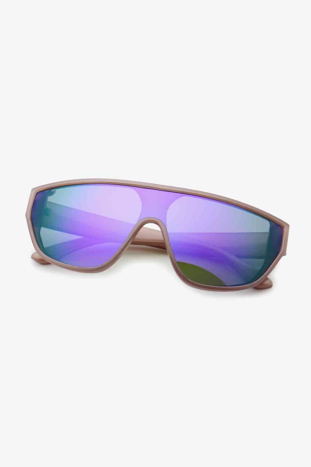 UV400 Polycarbonate Wayfarer Sunglasses - sunglasses - Lilac - Bella Bourget