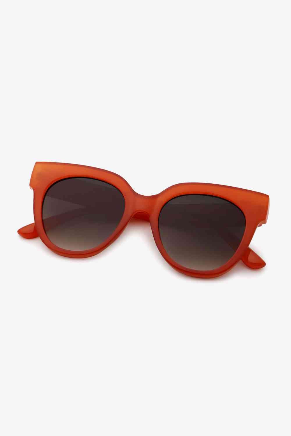 UV400 Round Sunglasses - sunglasses - Deep Red - Bella Bourget