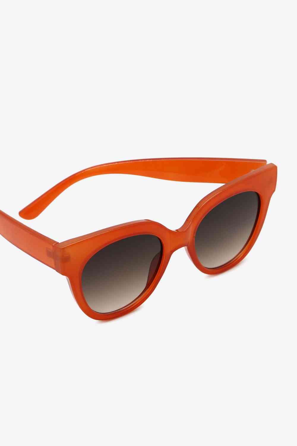 UV400 Round Sunglasses - sunglasses - Deep Red - Bella Bourget