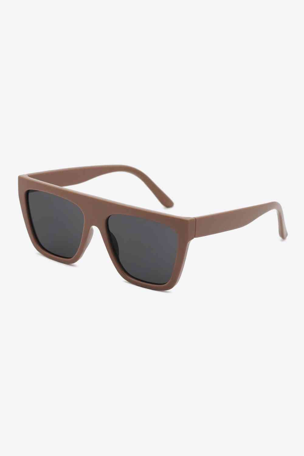 UV400 Wayfarer Sunglasses - sunglasses - Chocolate - Bella Bourget