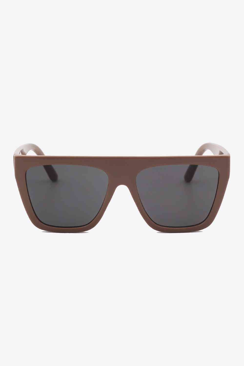 UV400 Wayfarer Sunglasses - sunglasses - Chocolate - Bella Bourget