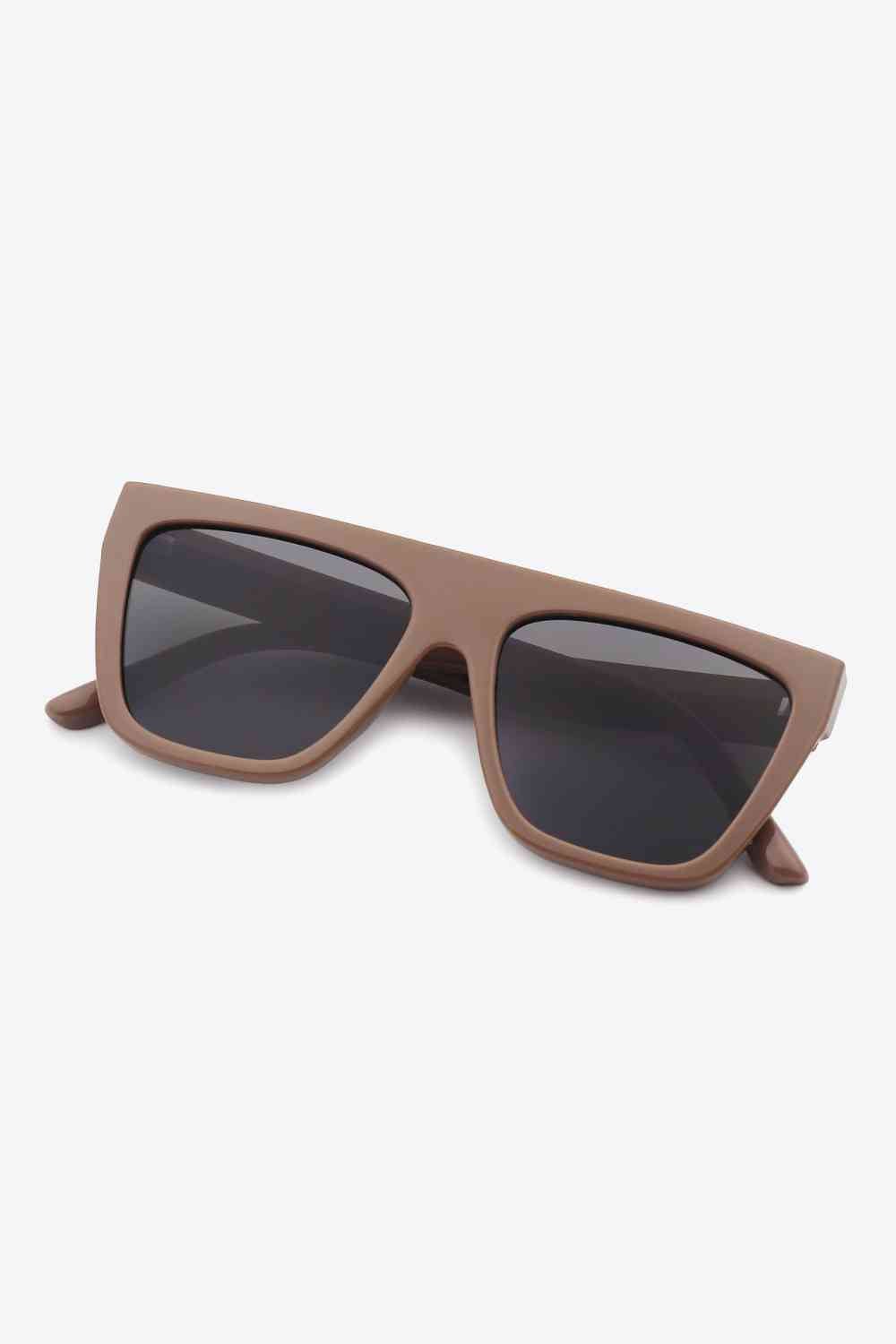 UV400 Wayfarer Sunglasses - sunglasses - Chocolate - Bella Bourget