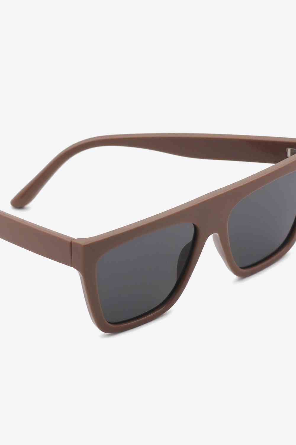 UV400 Wayfarer Sunglasses - sunglasses - Chocolate - Bella Bourget