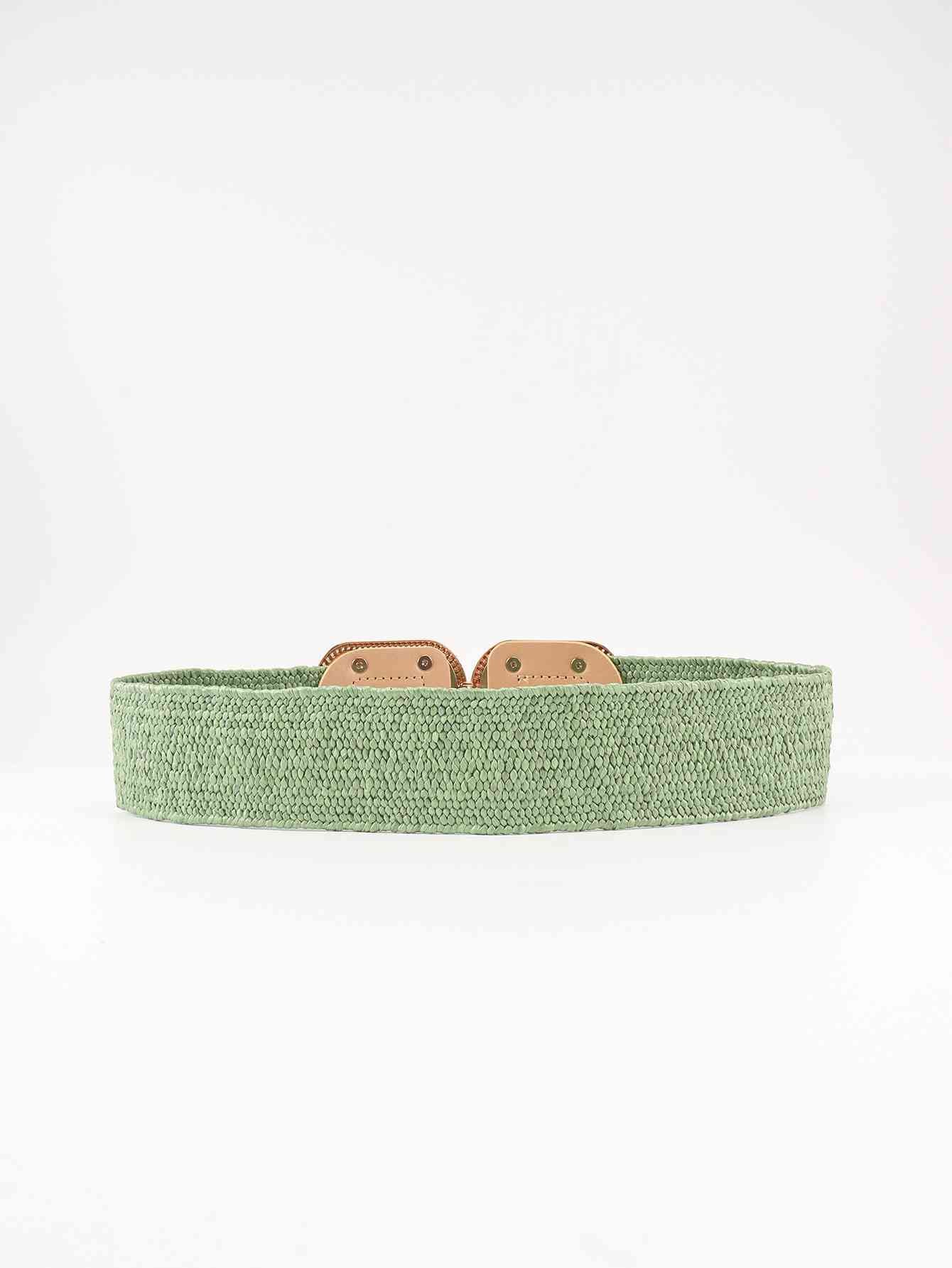 Wide Braid Belt - belt - Gum Leaf - Bella Bourget