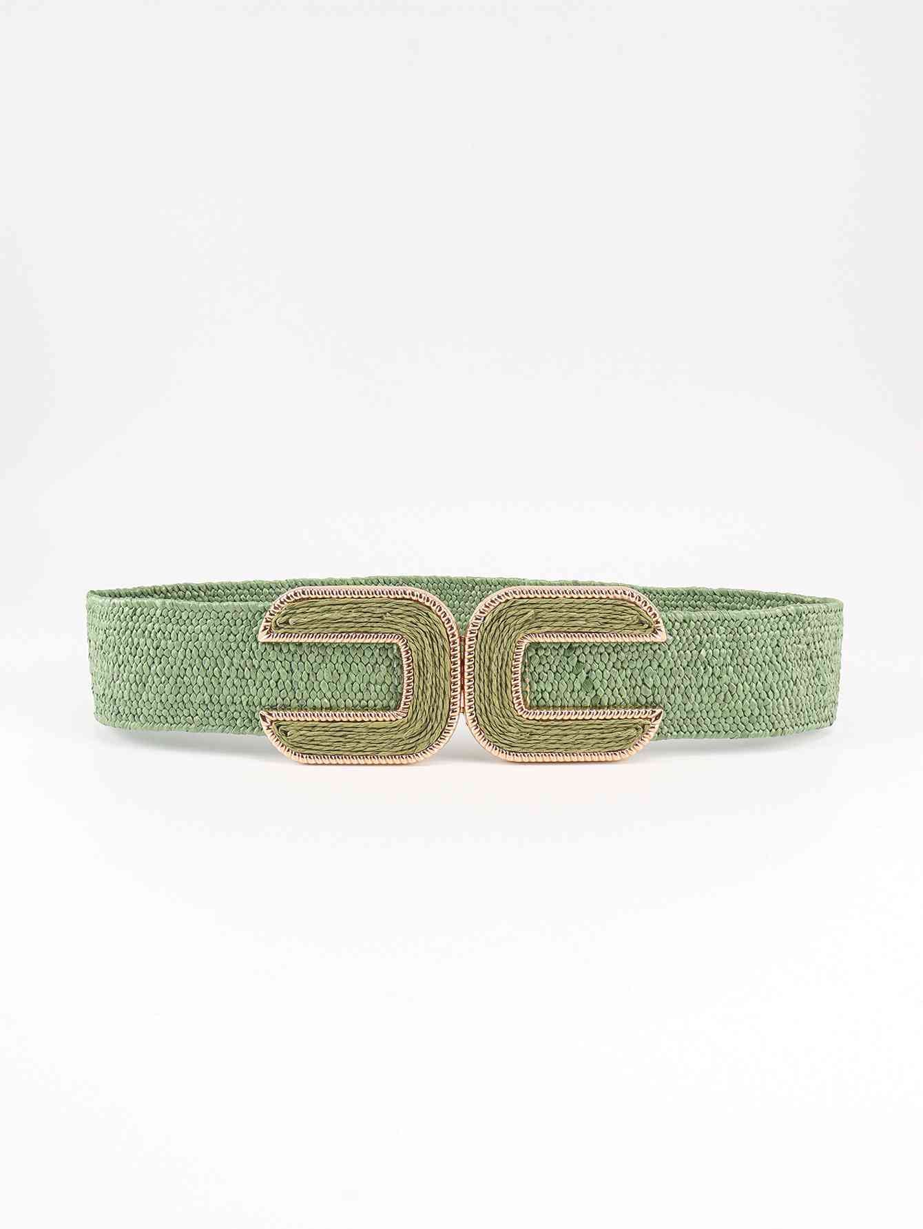 Wide Braid Belt - belt - Gum Leaf - Bella Bourget